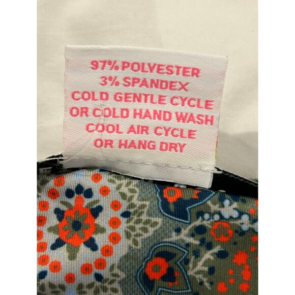 Gretchen Scott Jersey Twist & Shout Dress Pleasantly Paisley 3/4 sleeve Sz Large - Picture 4 of 5